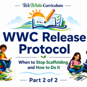 The WWC Release Protocol: When to Stop Scaffolding and How to Do It